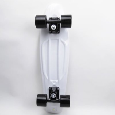 画像1: REKON22.5インチPENNYスケートボード・コンプリートモデル【白黒】