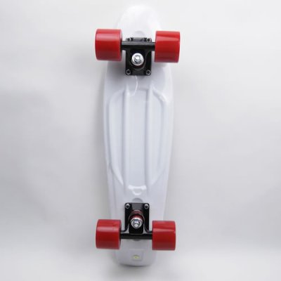 画像1: REKON22.5インチPENNYスケートボード・コンプリートモデル【白赤】