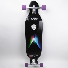 画像1: 40インチ Original Skateboards Carbon Apex40 Diamond Drop with Super8トラックコンプリート (1)