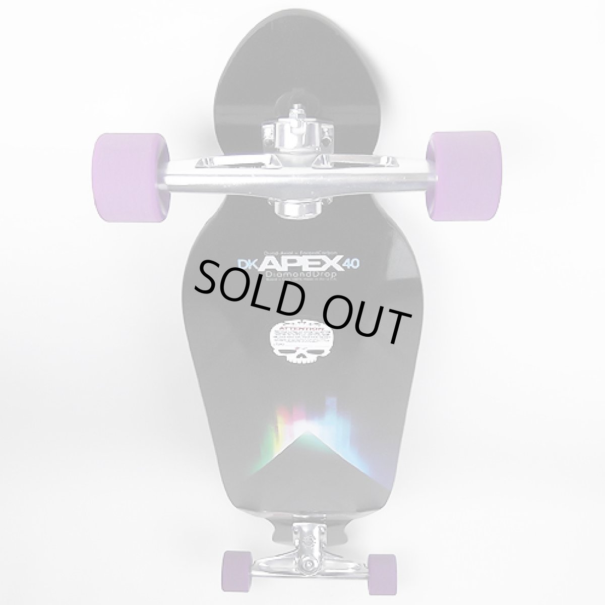 画像2: 40インチ Original Skateboards Carbon Apex40 Diamond Drop with Super8トラックコンプリート (2)