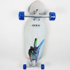 画像2: 37インチ オリジナル・スケートボード（Original Skateboards） APEX 37インチ・ダブルコンケーブ・コンプリートモデル (2)