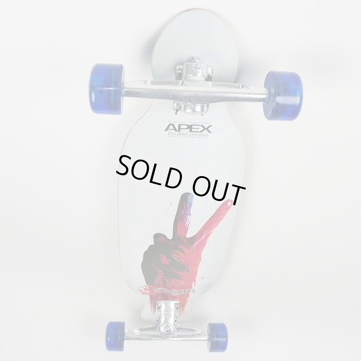 画像2: 【送料無料】34インチ オリジナル・スケートボード（Original Skateboards）社製 Apex34 Double Concave Super8コンプリート (2)