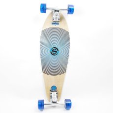 画像1: 28インチ オリジナル・スケートボード（Original Skateboards）社製 Derringer Super6コンプリート【ナチュラル青プリント】 (1)