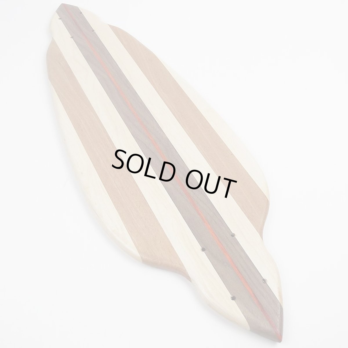 画像3: 27インチCB無垢材組木ミニクルーザー・スケートボードデッキ(ハンドメイド・アメリカ製)F (3)