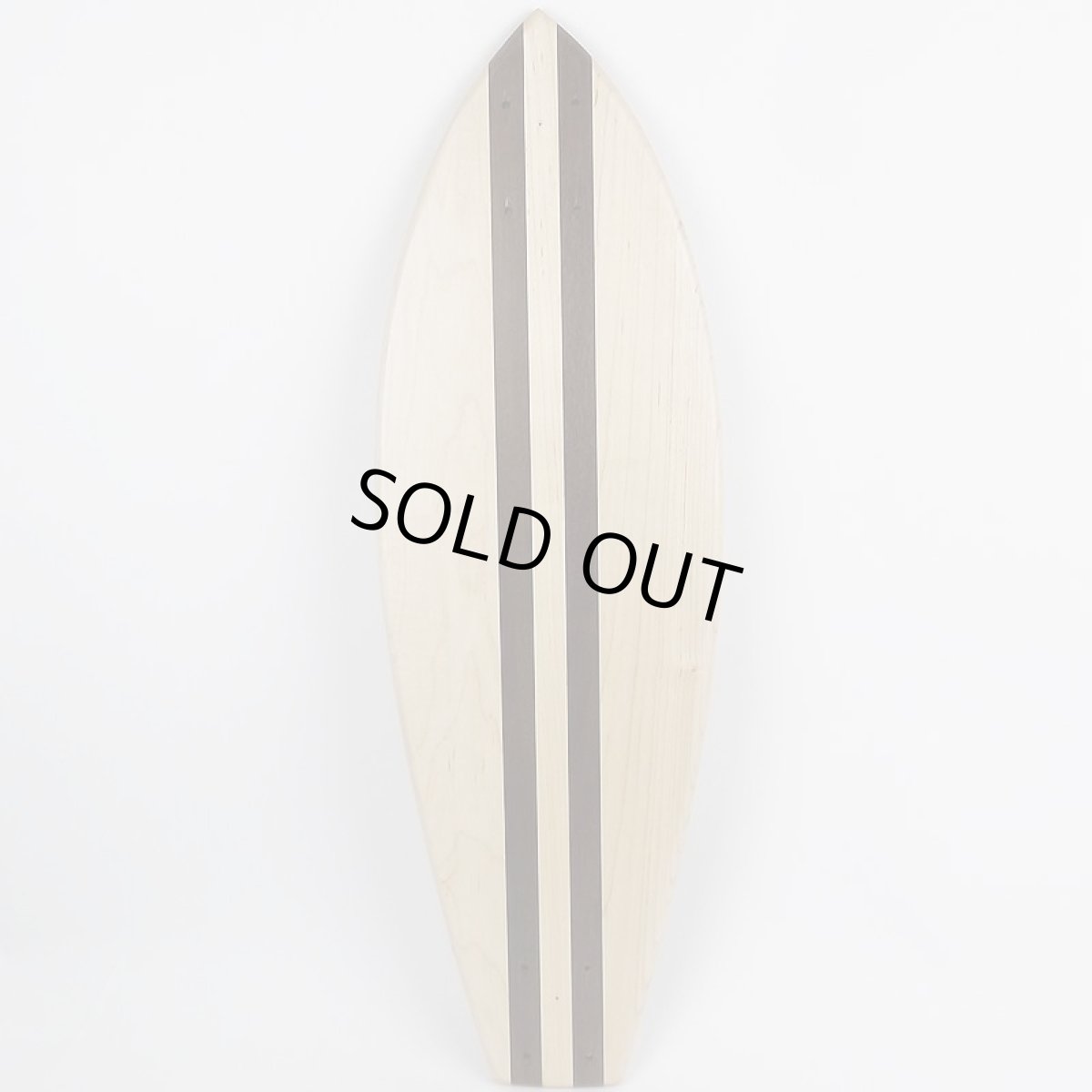 画像2: 27インチCB無垢材組木ミニクルーザー・スケートボードデッキ(ハンドメイド・アメリカ製)E (2)