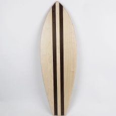 画像2: 27インチCB無垢材組木ミニクルーザー・スケートボードデッキ（ハンドメイド・アメリカ製）E (2)