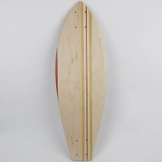 画像2: 27インチCB無垢材組木ミニクルーザー・スケートボードデッキ（ハンドメイド・アメリカ製）C (2)