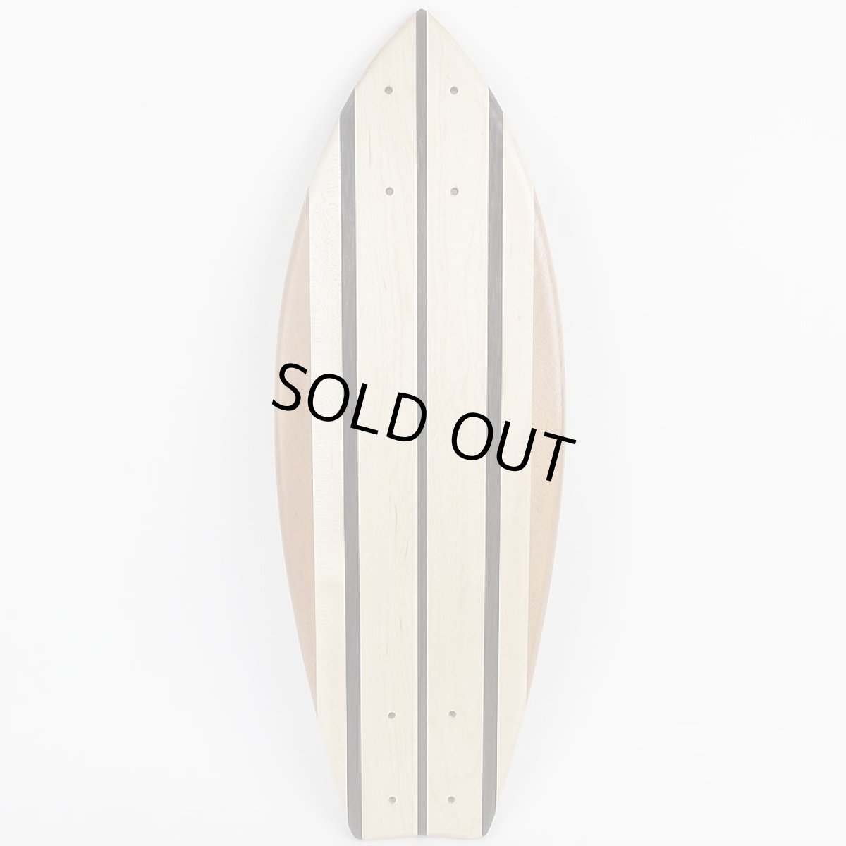 画像2: 22インチ無垢材組木ミニクルーザー・スケートボードデッキ（ハンドメイド・アメリカ製）C (2)