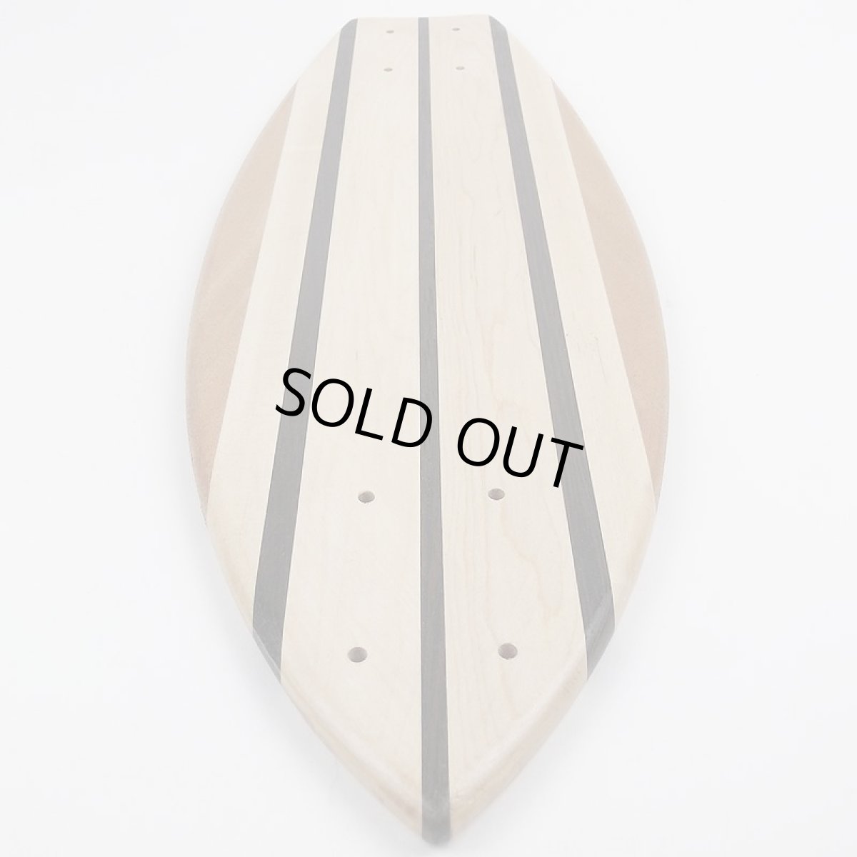 画像4: 22インチ無垢材組木ミニクルーザー・スケートボードデッキ（ハンドメイド・アメリカ製）C (4)