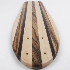 画像4: 22インチ無垢材組木ミニクルーザー・スケートボードデッキ（ハンドメイド・アメリカ製）D (4)