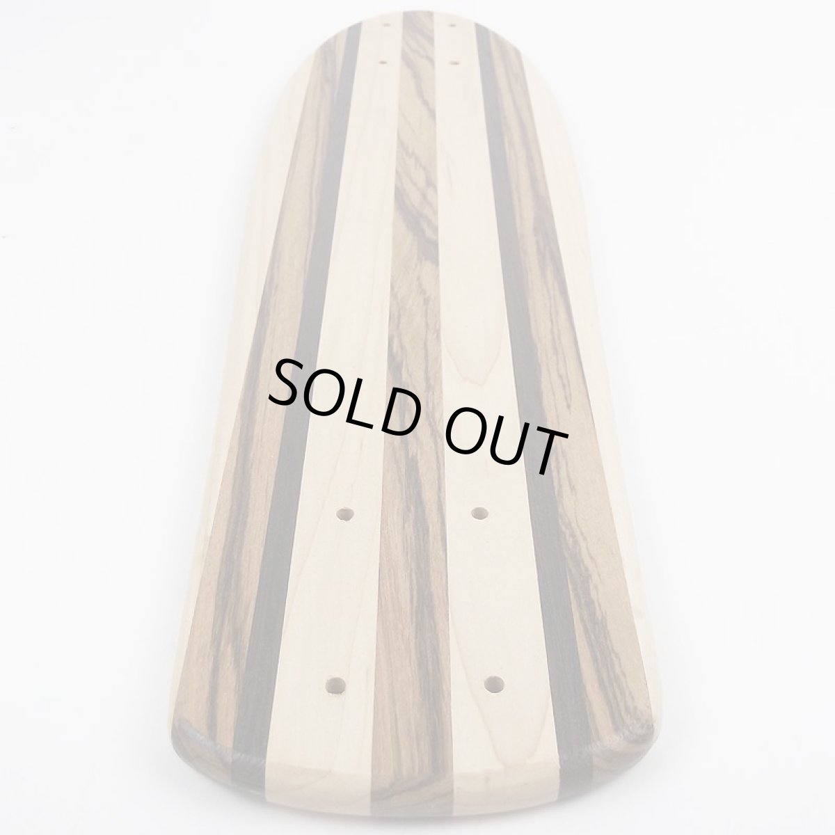 画像5: 22インチ無垢材組木ミニクルーザー・スケートボードデッキ（ハンドメイド・アメリカ製）D (5)