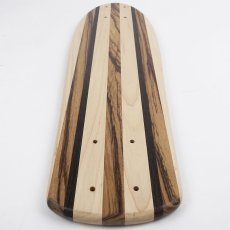画像5: 22インチ無垢材組木ミニクルーザー・スケートボードデッキ（ハンドメイド・アメリカ製）D (5)