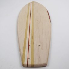 画像5: 27インチCB無垢材組木ミニクルーザー・スケートボードデッキ（ハンドメイド・アメリカ製）C (5)