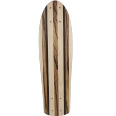 画像1: 22インチ無垢材組木ミニクルーザー・スケートボードデッキ（ハンドメイド・アメリカ製）D (1)