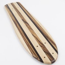 画像3: 22インチ無垢材組木ミニクルーザー・スケートボードデッキ（ハンドメイド・アメリカ製）D (3)