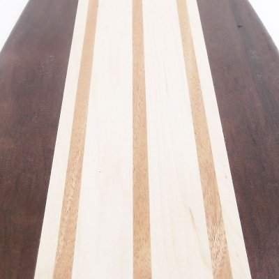 画像1: 27インチCB無垢材組木ミニクルーザー・スケートボードデッキ（ハンドメイド・アメリカ製）B