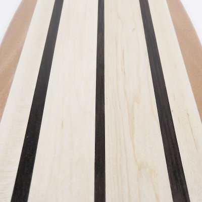 画像1: 22インチ無垢材組木ミニクルーザー・スケートボードデッキ（ハンドメイド・アメリカ製）C