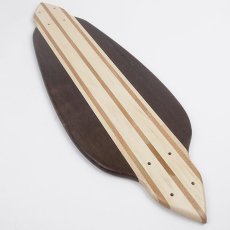 画像3: 27インチCB無垢材組木ミニクルーザー・スケートボードデッキ（ハンドメイド・アメリカ製）B (3)