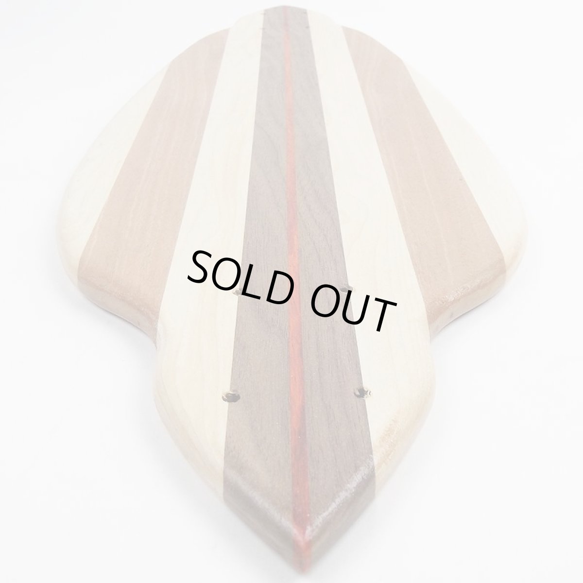 画像4: 27インチCB無垢材組木ミニクルーザー・スケートボードデッキ(ハンドメイド・アメリカ製)F (4)