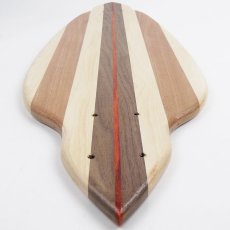 画像4: 27インチCB無垢材組木ミニクルーザー・スケートボードデッキ（ハンドメイド・アメリカ製）F (4)