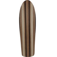 画像1: 22インチ無垢材組木ミニクルーザー・スケートボードデッキ（ハンドメイド・アメリカ製）B (1)