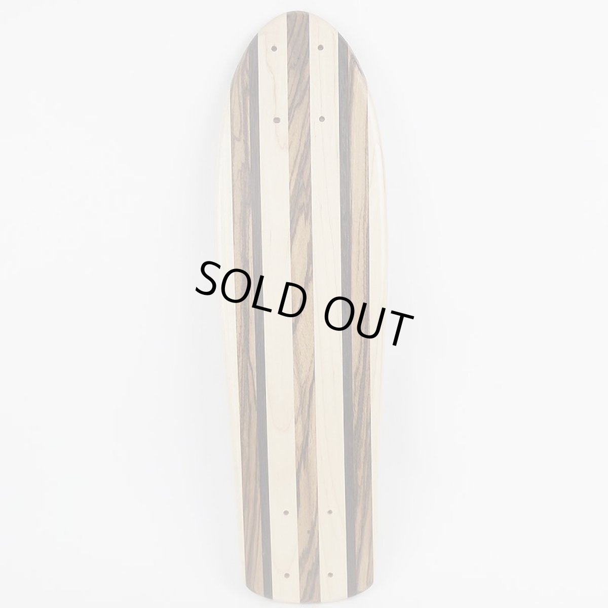 画像2: 22インチ無垢材組木ミニクルーザー・スケートボードデッキ（ハンドメイド・アメリカ製）D (2)