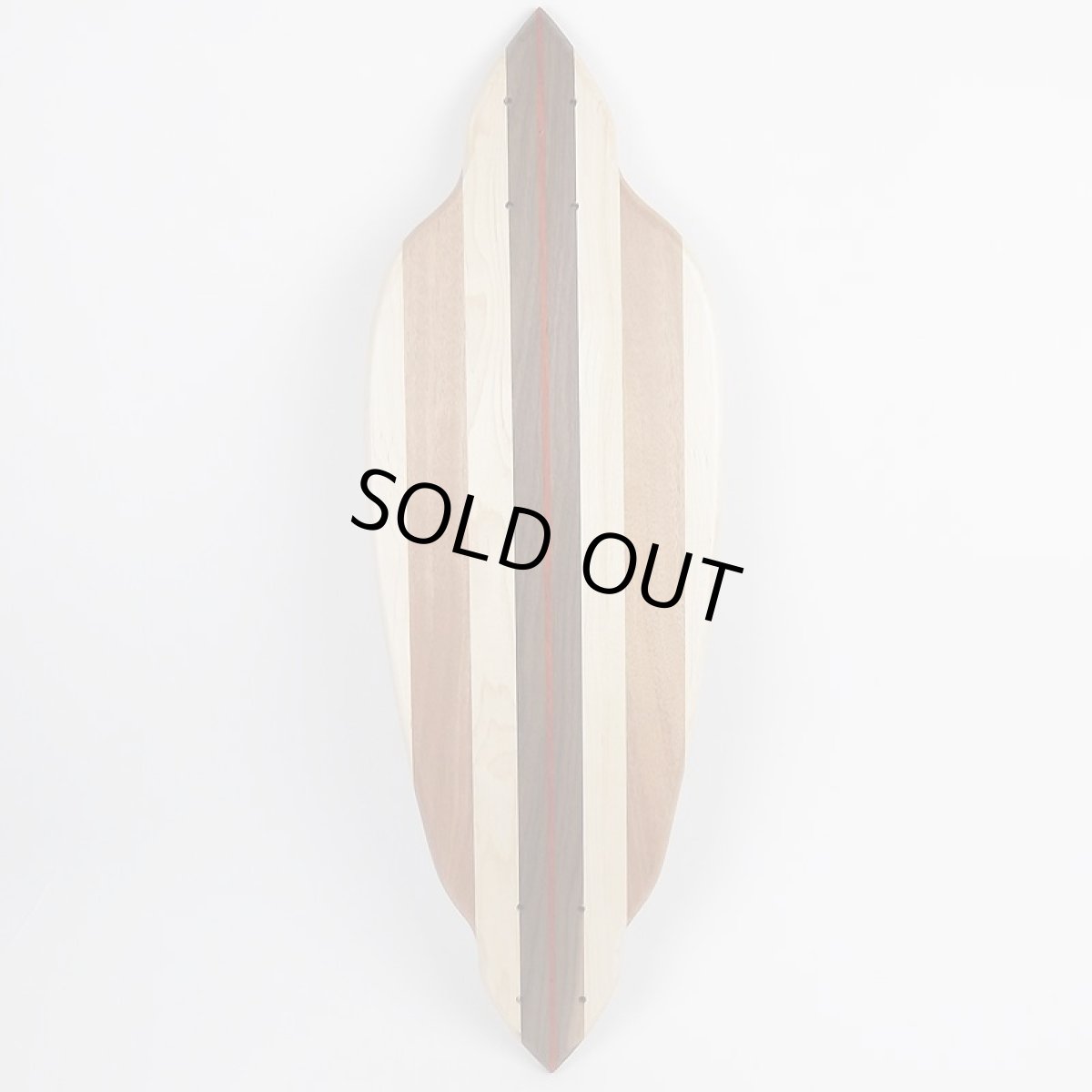 画像2: 27インチCB無垢材組木ミニクルーザー・スケートボードデッキ(ハンドメイド・アメリカ製)F (2)