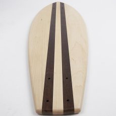 画像5: 27インチCB無垢材組木ミニクルーザー・スケートボードデッキ（ハンドメイド・アメリカ製）E (5)