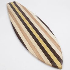 画像3: 27インチ無垢材組木ミニクルーザー・スケートボードデッキ（ハンドメイド・アメリカ製）A (3)