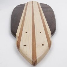 画像5: 27インチCB無垢材組木ミニクルーザー・スケートボードデッキ（ハンドメイド・アメリカ製）B (5)