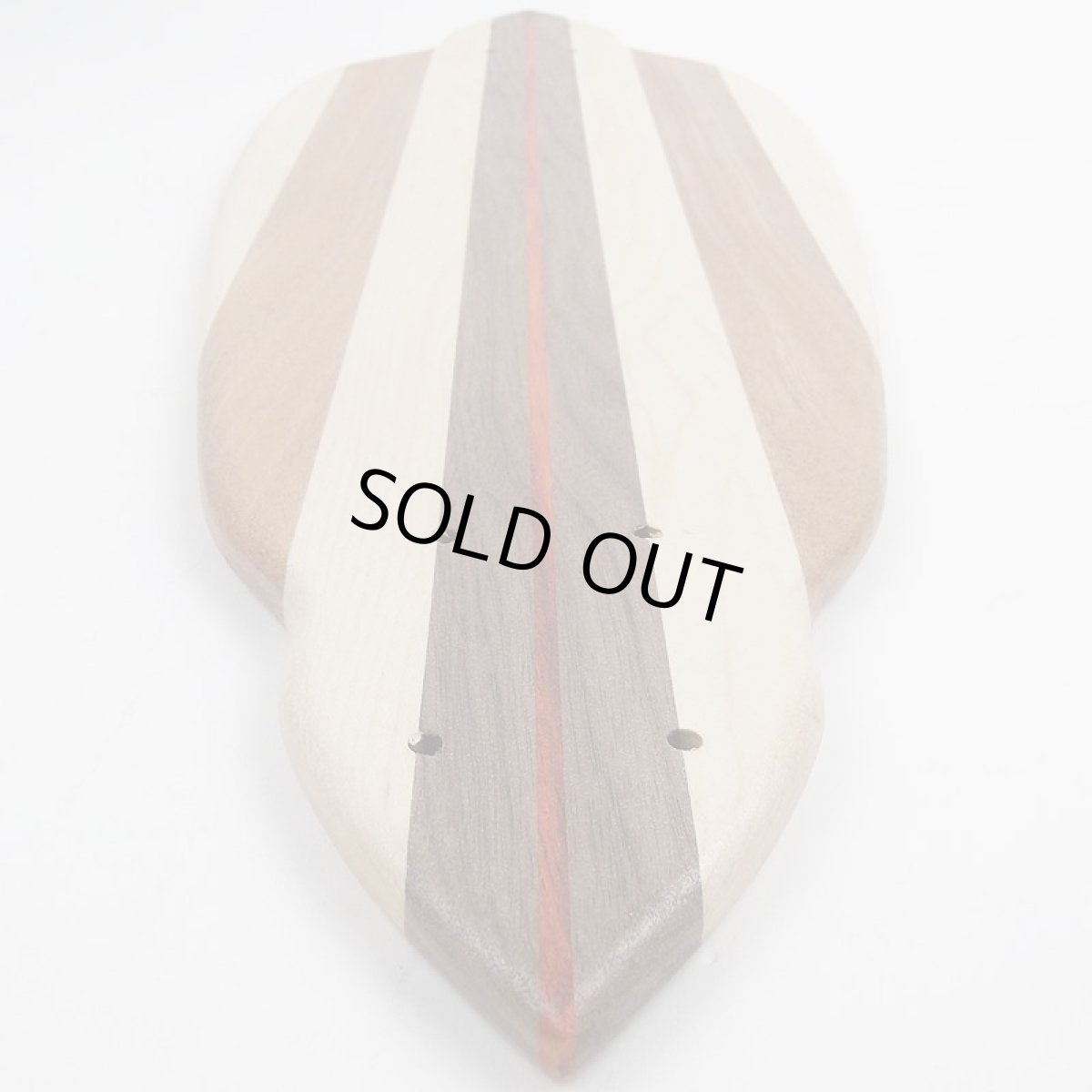 画像5: 27インチCB無垢材組木ミニクルーザー・スケートボードデッキ(ハンドメイド・アメリカ製)F (5)