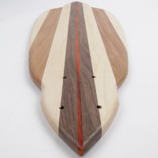 画像5: 27インチCB無垢材組木ミニクルーザー・スケートボードデッキ（ハンドメイド・アメリカ製）F (5)
