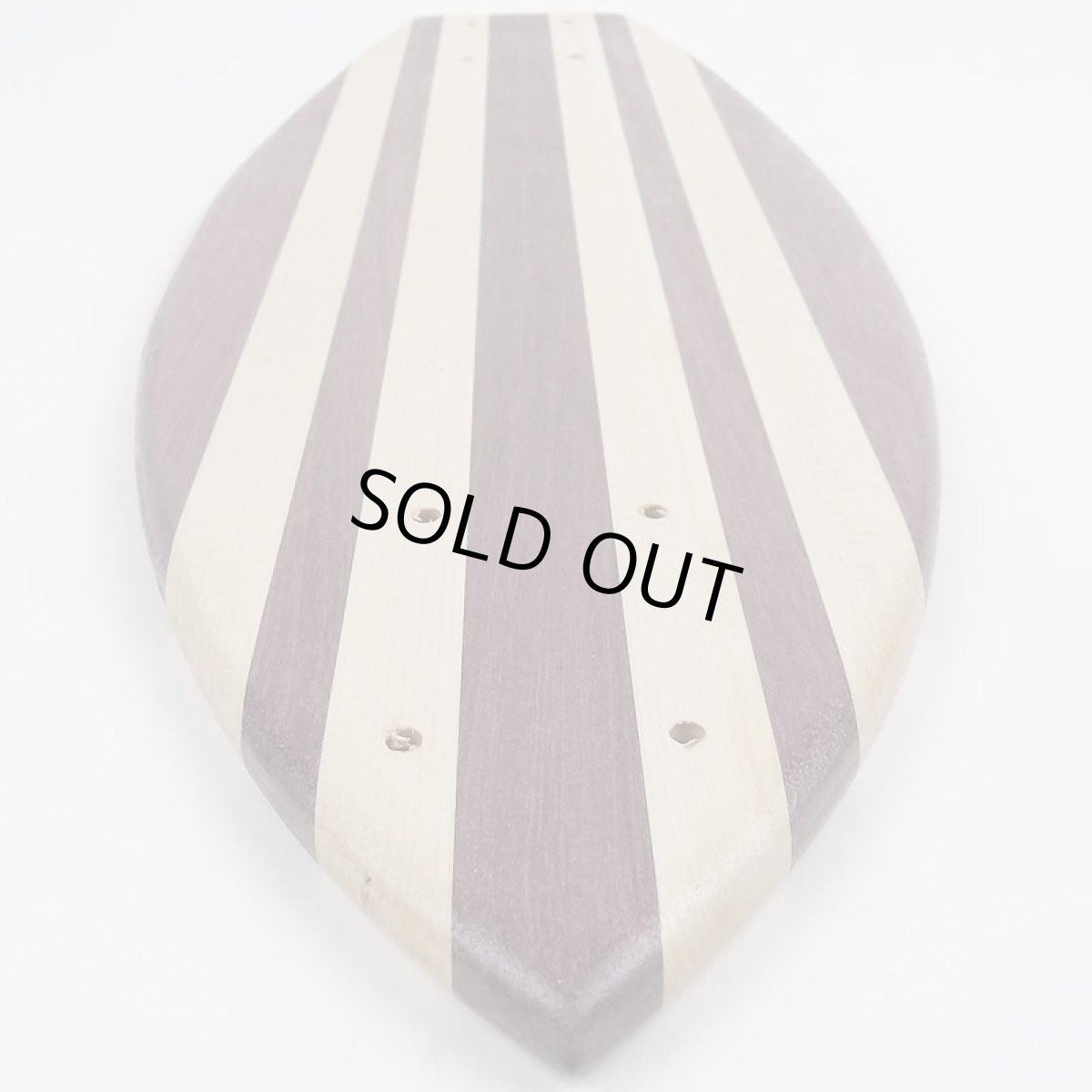 画像4: 22インチ無垢材組木ミニクルーザー・スケートボードデッキ（ハンドメイド・アメリカ製）E (4)