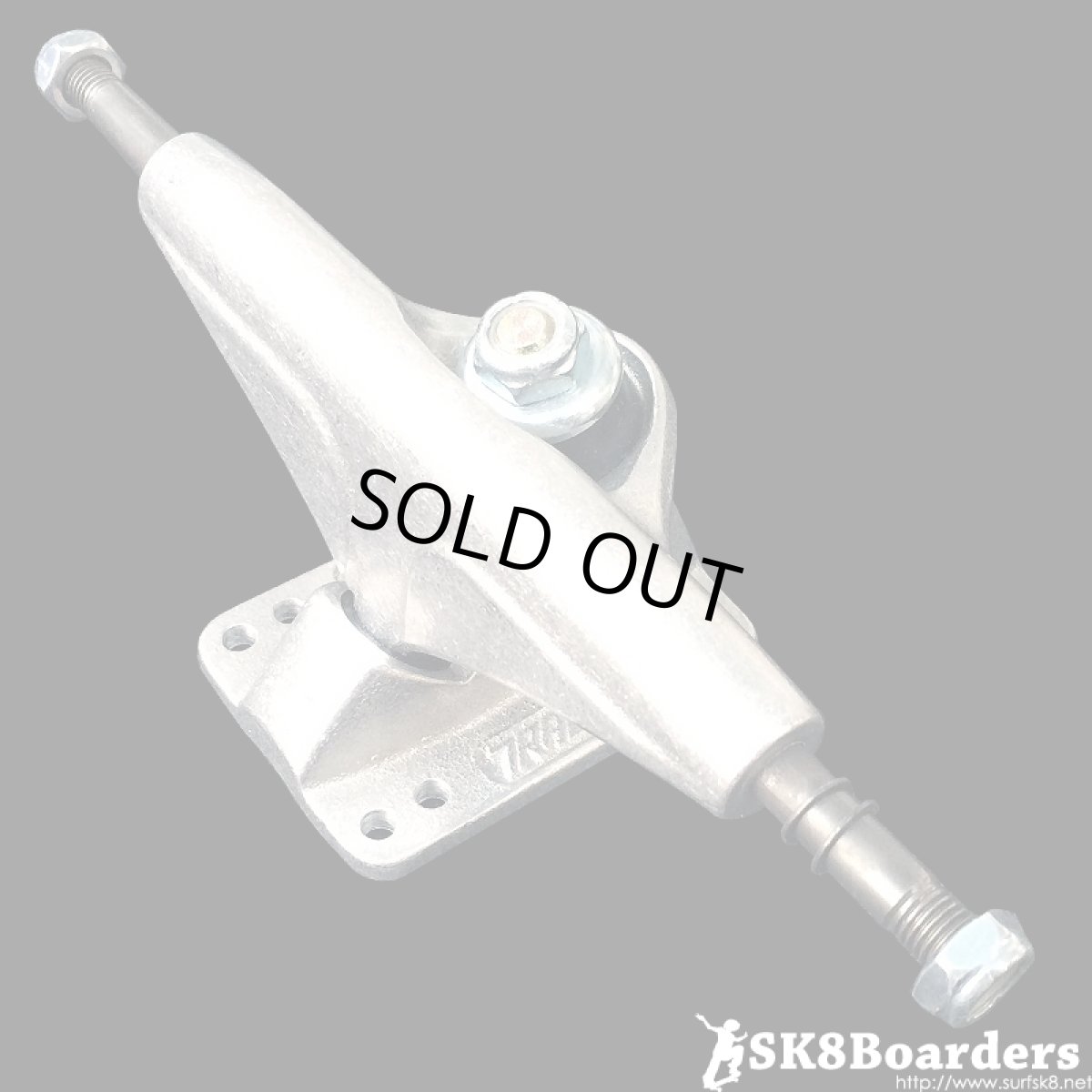 画像2: Tracker Racetrack Trucks RTS 129mm Silver （トラッカー・レーストラック・トラック 129mm シルバー） (2)