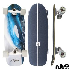 画像4: サーフスケート NitroSK8 スケートボード コンプリート Wave Rounded（ウェーブラウンデッド）モデル30 x 10インチ (4)