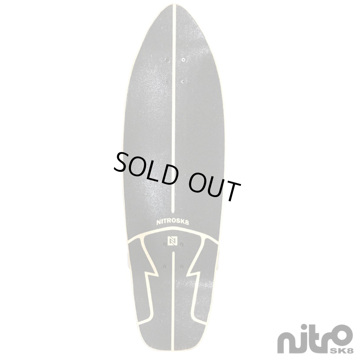 画像2: サーフスケート　NitroSK8 スケートボード コンプリート Sirena（セレナ）モデル 35 x 10インチ (2)