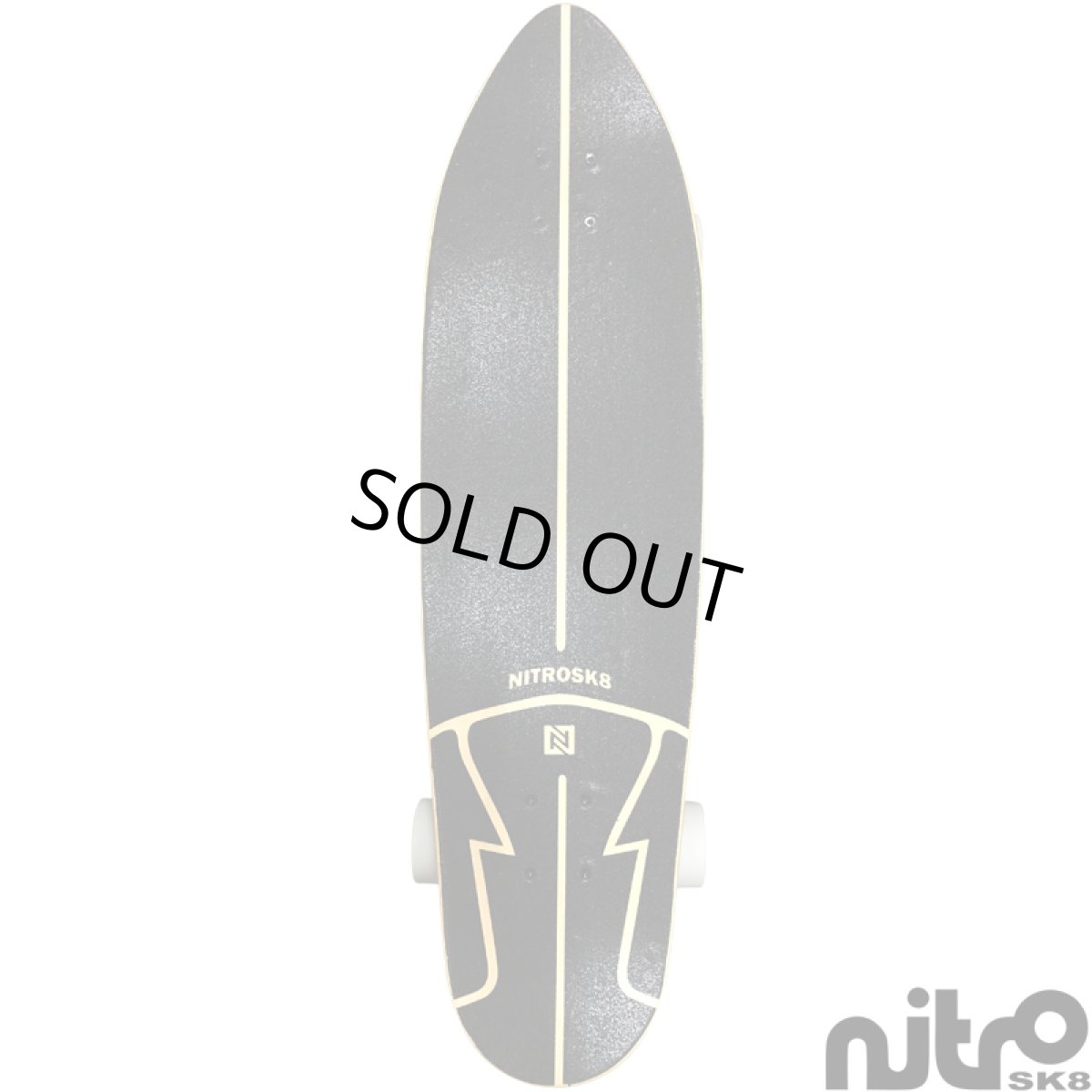 画像2: サーフスケート NitroSK8 スケートボード コンプリート Hermanos（ヘルマノス）モデル 34 x 10インチ (2)