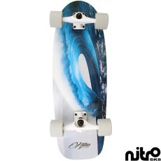 画像1: サーフスケート NitroSK8 スケートボード コンプリート Wave Rounded（ウェーブラウンデッド）モデル30 x 10インチ (1)