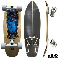 画像4: サーフスケート　NitroSK8 スケートボード コンプリート Sirena（セレナ）モデル 35 x 10インチ (4)