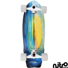 画像1: サーフスケート NitroSK8 スケートボード コンプリート Sunset（サンセット）29 x 9.5インチ (1)