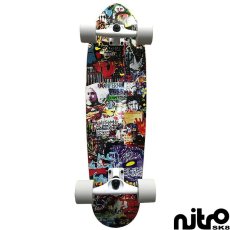 画像1: サーフスケート NitroSK8 スケートボード コンプリート Hermanos（ヘルマノス）モデル 34 x 10インチ (1)