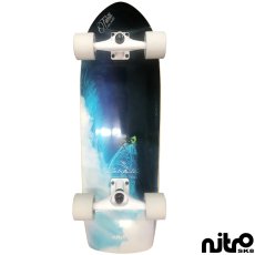 画像1: サーフスケート NitroSK8 スケートボード コンプリート Carlos Burle（カルロス・バーレ）モデル 31 x 10インチ (1)