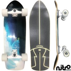 画像4: サーフスケート NitroSK8 スケートボード コンプリート Carlos Burle（カルロス・バーレ）モデル 31 x 10インチ (4)