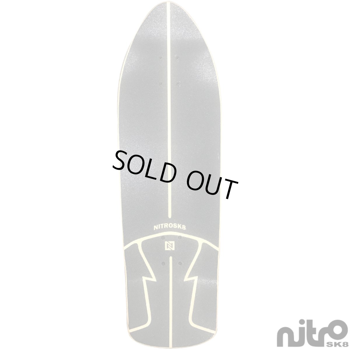 画像2: サーフスケート NitroSK8 スケートボード コンプリート Carlos Burle（カルロス・バーレ）モデル 31 x 10インチ (2)