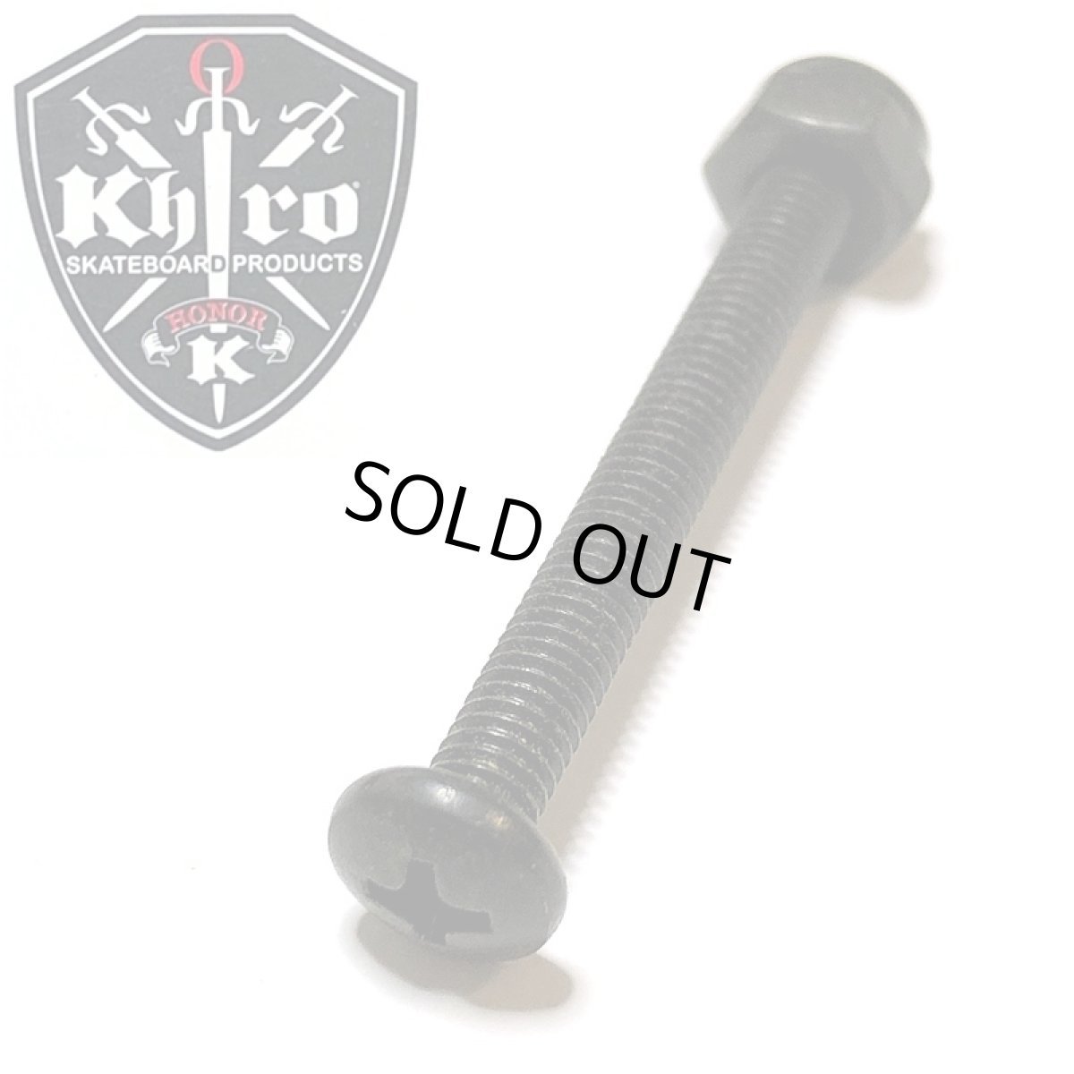 画像2: Khiro パンヘッド スケートボード用 ビス＆ナット キット（プラスネジ）（スケボー1台分） (2)