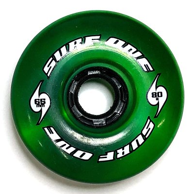 画像1: Surfone ウィール（65mm／80a）【クリアーグリーン】4個1セット