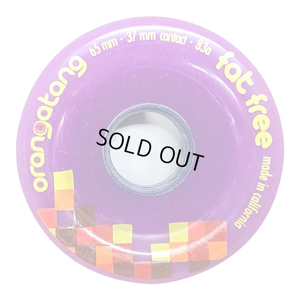 画像2: ORANGATANG FATFREE ウィール 65mm 83a 4個1セット (2)