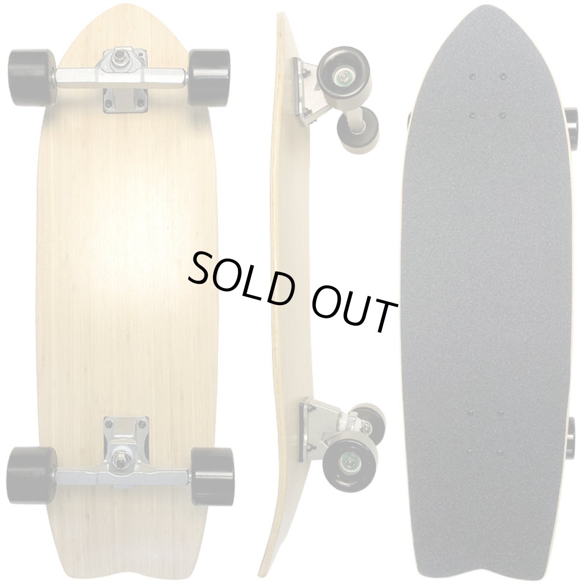 画像2: デルマー Del Mar Surf SK8 コンプリート 30×9.5インチ 5plies バンブーデッキ (2)