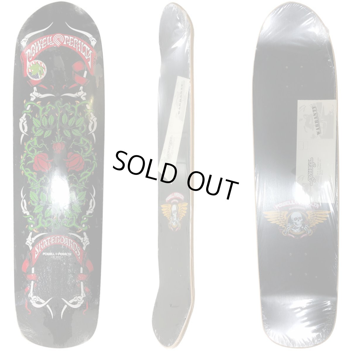 画像2: 36インチ Powell Peralta Rose Bones デッキ (2)