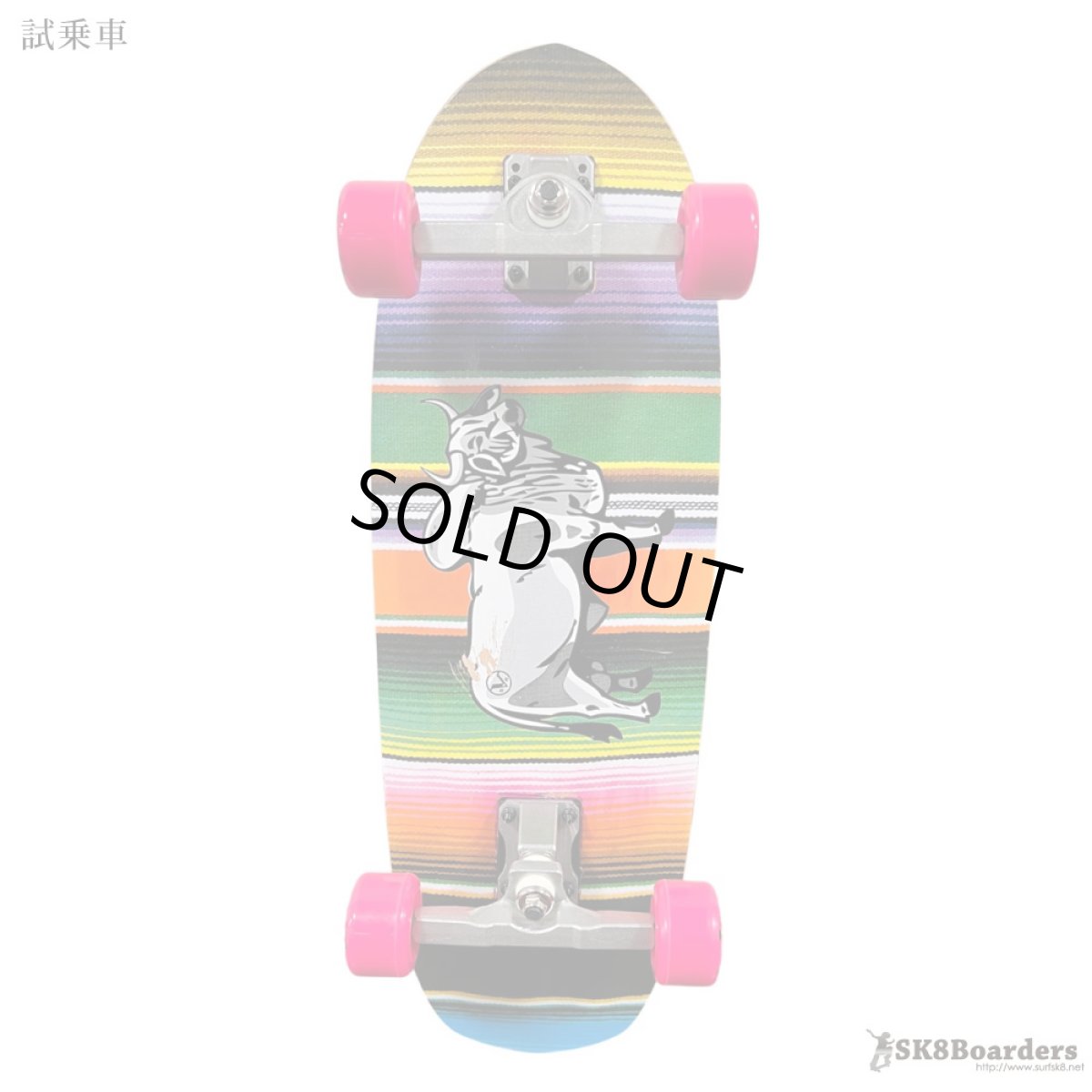 画像1: 29インチ Del Mar Surfskate トラック搭載 コンプリート【中古品・試乗車】 (1)